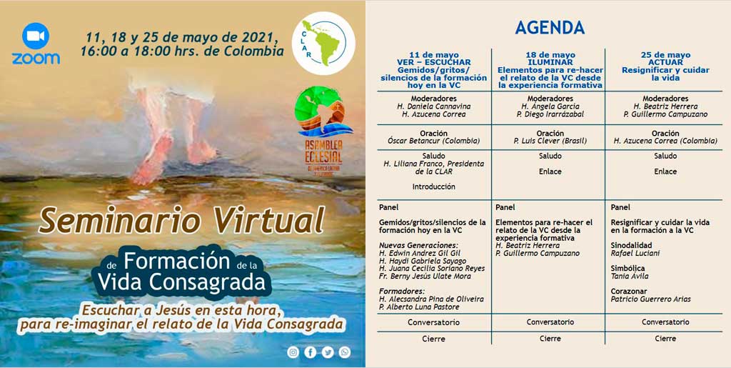 Agenda Seminario Virtual de Formacion Vida Consagrada web 2